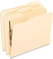Pendaflex 1/3-Cut Top Tab Manila Folders with 2 Bonded Fasteners 50 Pack (M13U13)