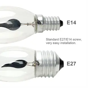 高質量 愛迪生火焰燈泡 LED愛迪生燈泡 E14 E27 3W 火焰燈泡燈吊燈 閃爍效果 高效節能