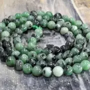 Natural Ruby In Zoisite, 4mm Approx 100 pce Strand. Free postage. Oz Seller