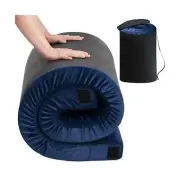 CYMULA Memory Foam Camping Mattress Pad Sleeping Mat Portable Roll Up Mattres...