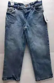 Boys Size 5 Skate Fit Jean School Casual Daily Summer Blue Denim Wonder Nation