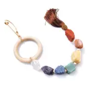 7Chakra Reiki Healing Crystals Hanging Ornament Orgonite Pendant