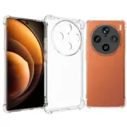 Anti Impact Corner Clear Gel skin case cover For VIVO X100 X100Pro X100Ultra