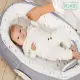 【VOKSI】Airflow嬰兒小窩(床中床)-淺灰海鷗