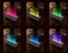 Colourful Light air Humidifier, USB Simulation Flame Humidifier, Essential oils