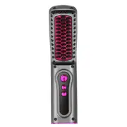 Wireless 2-in-1 hair curler and straightener comb