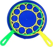 1 Set Bubble Wands for Kids, Giant Bubble Maker Includes 2 Wand & 1 Pan for Outdoor Lawn Yard Playground