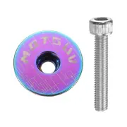1 1/4" OD Bicycle Headset Stem Top Cap for MTB Mountain Road Bicycle, Colorful