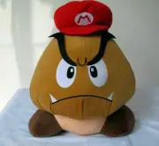 Super Mario Bros - Goomba with Mario Hat - 14 Inch Plush Toy