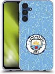 Head Case Designs Officially Licensed Manchester City Man City FC Home 2020/21 Badge Kit Gel Case [Military Grade Protection] Compatible with Samsung Galaxy A15
