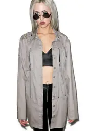 Widow (old) Sandstorm Zipper Head Button Up Top