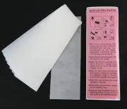100 pcs Hair Removal Depilatory Nonwoven Epilator Wax Strips