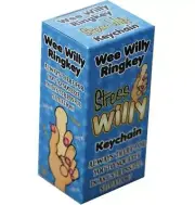 Wee Willy Keychain - Funny Gag Gift, Hilarious Joke, Quirky Novelty Key Ring