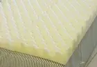 4" Overlay Topper Foam Twin Bed Mattress Pad Egg Crate 72x34 x4 Convoluted New