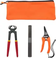 8 Inch Farrier Hoof Tool Kit, Mini Tool Kit, Mini Rasp Hoof File, Metal Shears,