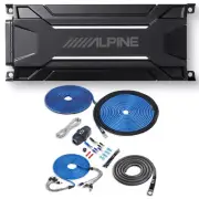 Alpine KTA-30FW | 600W Class-D 4-Channel Amplifier with Amp Kit