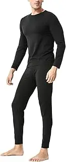 [Generic] Thermal Underwear for Men Long Johns for Men Soft Mens Thermals Top and Bottom Set Base Layer Men for Winter L-3XL