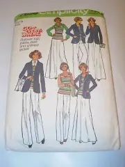 WOMENS UNCUT SIMPLICITY 7930 SEWING PATTERN PANTS JACKET SKIRT TANK TOP SIZE 14