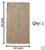 1 - 24"x40" LARGE BURLAP SACKS BAGS Potato Sack Race Bags, Sandbags, Gunny Sack