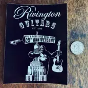 Rivington Guitars NYC STICKER - King Kong Empire State Bldg Design - New York