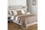 Riva Home Honeycomb Duvet Set (Gold) (Single)