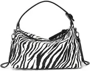 [Sweetovo] Hobo Bag for Women Vegan Leather Small Tote Crossbody Shoulder Purse Top Handle Handbag Satchel with Metal Chain