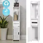 80CM Bathroom Toilet Storage Cabinet Laundry Cupboard Standing Corner Shelf AU