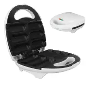 750W Waffle Corn Dog Maker Non Stick Machine Makes 6 Mini Corn Dogs At Once HG