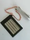 Mimco black rose gold CLASSICO LANYARD card wallet holder (RRP: 89.95 Aud)