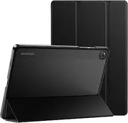 [JETech] Case for Samsung Galaxy Tab A9+ / A9 Plus 11-Inch 2023, Slim Translucent Back Tri-Fold Folio Stand Protective Tablet Cover, Auto Wake/Sleep (Black)