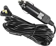 Car Charger Compatible with Philips PD9012 PD9012/17 PD9012/37 Portable DVD Player, Dual Screen, 12-Volt Vehicle Power Adapter + HQRP Coaster