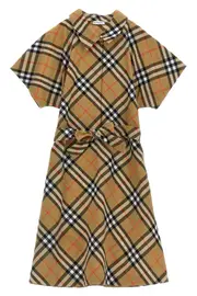 BURBERRY Check Chemisier Dress