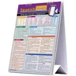 SPANISH GRAMMAR & VOCABULARY EASEL BOOK: A QUICKSTUDY REFERENCE TOOL FOR SCHOOL, WORK & LANGUAGE BARRIERS