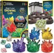 NATIONAL GEOGRAPHIC Mega Crystal Growing Lab – Grow 6 Vibrant Crystals, Crystals