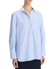Vince Oxford Shirt with Contrast Collar