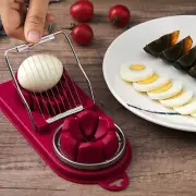 Egg Cutter Egg Slicer Sectioner Cutter Mold Flower-Shape Luncheon Meat CuttGY
