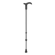 Rebotec Simplex, Ambidextrous walking stick with Fritz or Derby Handle, Grey