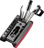 Bicycle Multi Tool - Compact Chain Breaker Wrench Set, Fixer Crank Cutter | Gear Kit for Folding Road Bike Hex Driver Spanner Tool Mountain Repair Bit Opener Socket Lever Key Handle Adjuster