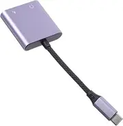Homoyoyo Type-c to Audio Adapter Portable USB c Earpiece Converter Fast Charging High-Speed Data Transfer Compact Design for Phones and Laptops