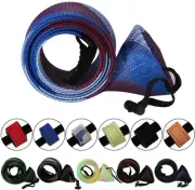 Rod Cover Sleeve,6 Pack Fishing Rod Socks for Fly Spinning Casting Sea Rod, Brai