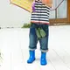 日本製 Stample 果凍系列 兒童雨鞋 No.71190 果凍藍(51)