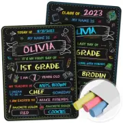 First and Last Day of School Board - 14” X 11” Double-Sided - My First & Last Da