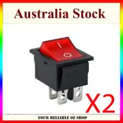 2PCs START SWITCH ON OFF RED BUTTON GENERATOR WELDER PRESSURE WASHER INVERTER