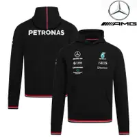 在飛比找蝦皮購物優惠-2023最新f1賽車連帽衛衣+奔馳amg Petronas 