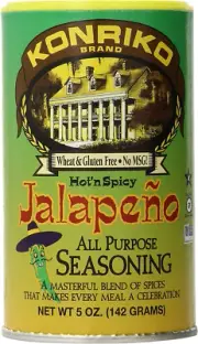 - Jalapeno All Purpose Seasoning 5 Oz - Wheat Free - Gluten Free - No MSG
