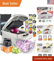 Pro-Series 12-Blade Mandoline Slicer & Spiralizer - Ultimate Kitchen Companion
