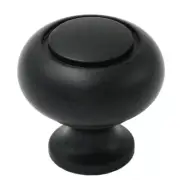 Pack of 10 K319 Oil Rubbed Bronze 1 1/4" Solid Brass Cabinet Knobs Pulls Keeler