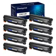 8PK CRG126 Toner Cartridge For Canon 126 ImageCLASS ImageClass LBP6200 LBP6200d