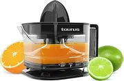 [TAURUS] TC-350 Electric Citrus Juicer, 350ml Juice, Transparent Graduated Jug, Double Direction Rotation, Compact Design, Dishwasher Safe, Black