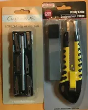 Utility Knife and Scrap-tility Knife set-- LOT OF 2